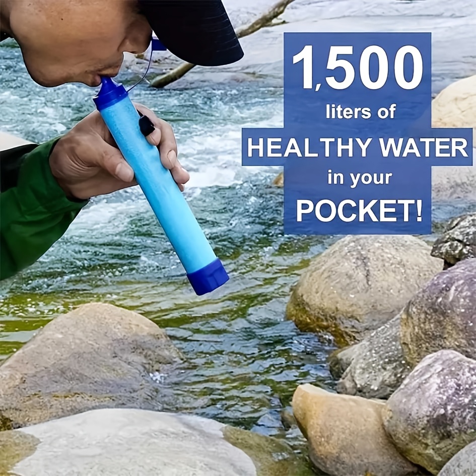 Water Purification Straw - Cannuccia portatile per la purificazione dell'acqua,