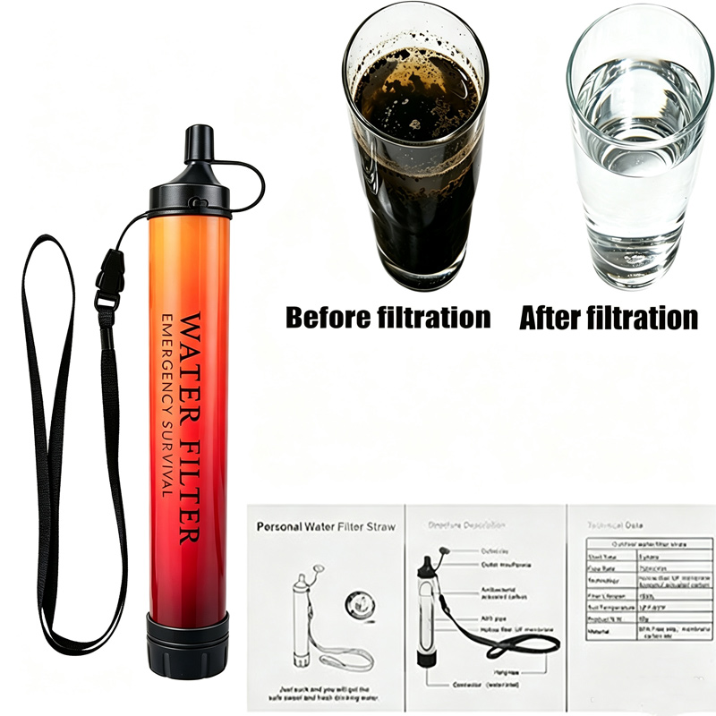 Water Purification Straw - Filtro a Cannuccia per la Purificazione