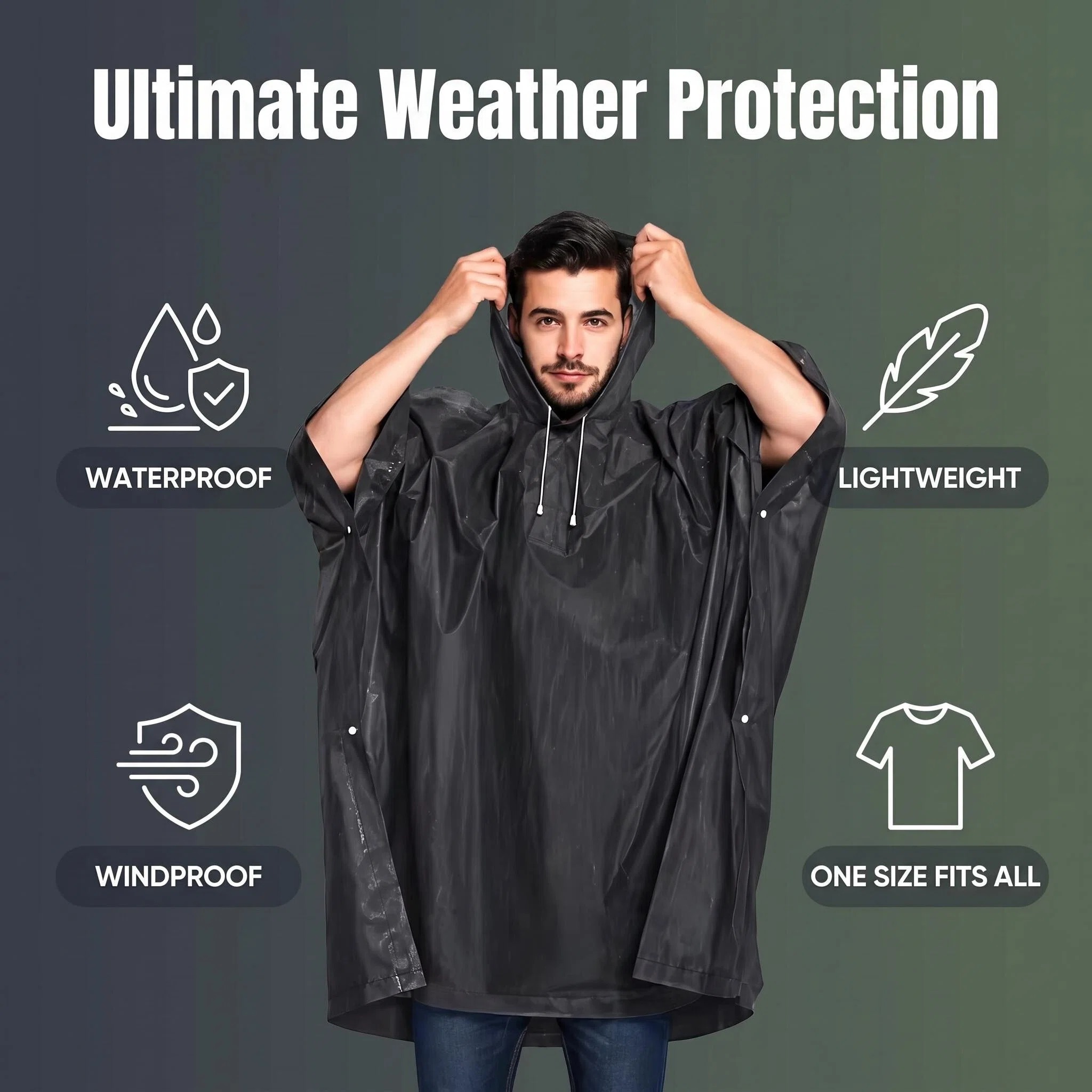 Poncho Tattico 3 in 1 per Este - Emergency Poncho Rain recensione e prezzo