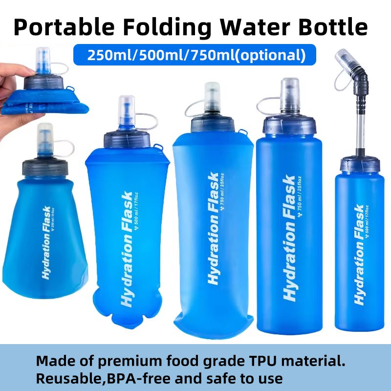 250ml 500ml 750ml Bottiglia d' - Water Bag Collapsible recensione e prezzo