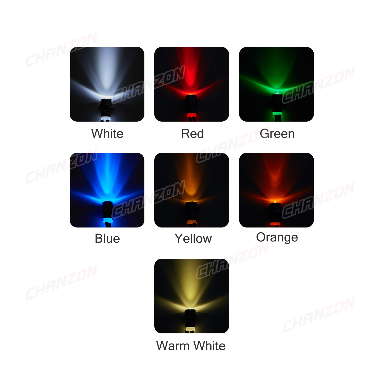 5 pezzi 12V LED 8mm indicatore - Signal Panel Orange recensione e prezzo